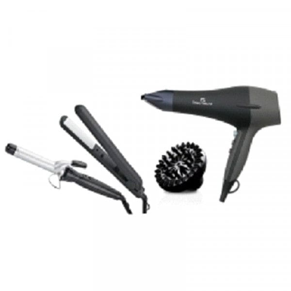 COFFRET COIFFURE GALAXY NATUREL Sèche cheveux. Fer À Boucler et Lisseur (FH6206) COFFRET COIFFURE GALAXY NATUREL Sèche cheveux. Fer À Boucler et Lisseur (FH6206)